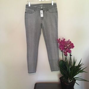 Loft Modern Skinny Jeans Light Grey